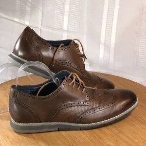Vintage Foundry Co Men Size 12 Leather Shoes Oxford brown Classic Wing Tip 1005 Vintage Foundry Co Men Size 12 Leather Shoes Oxford brown  main image 2